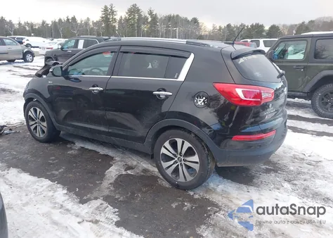 2013 Kia Sportage Ex from USA, damaged, VIN KNDPCCA24D7406495